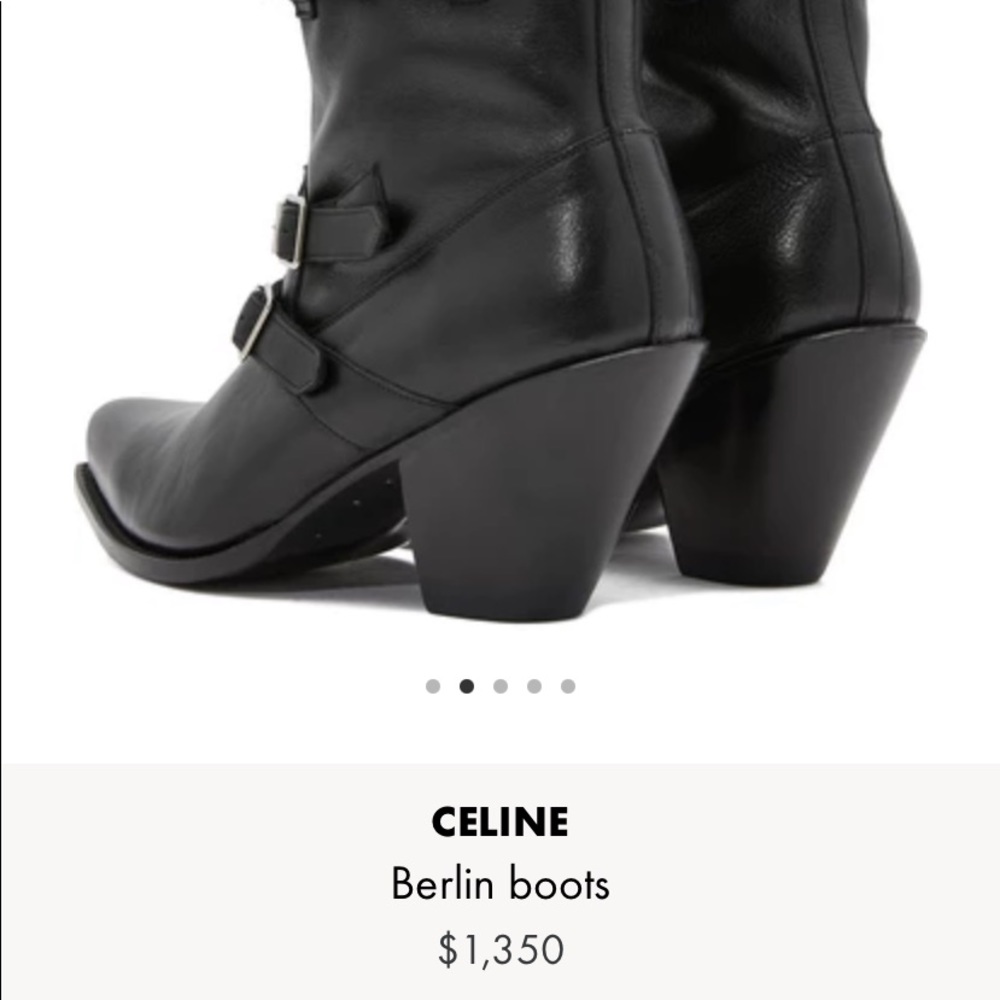 Celine Berlin Boots W/ Celine Boots Bags - Picture 10 of 15